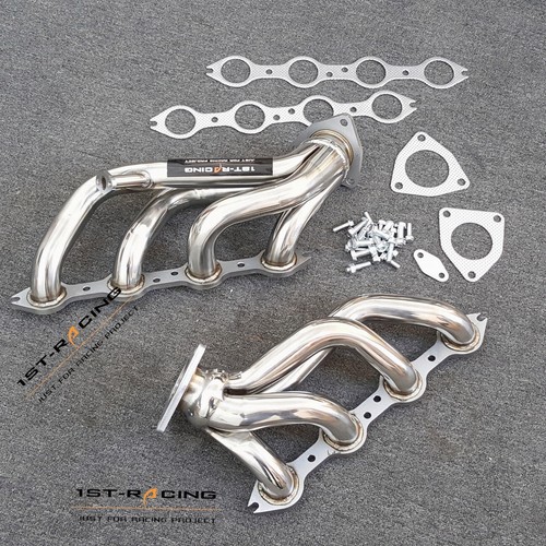 Exhaust Headers For 1999-2006 Chevrolet Silverado/GMC Sierra 1500 2500 3500 6.0L - Bild 2 von 6