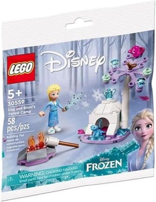 Lego 30559 Disney Snow Queen Elsa and Bruni Camp in the Frozen Forest