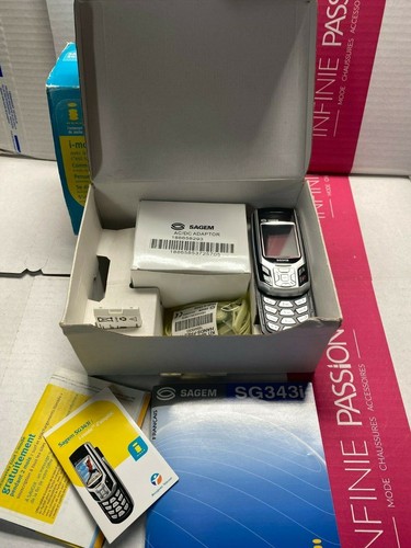 Sagem SG343i Mobile Phone Old Stock Rare collectors MOBILE PHONE Cell - Photo 2 sur 4