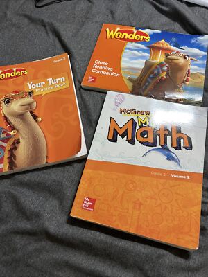 McGraw-Hill lot of books Grade 3