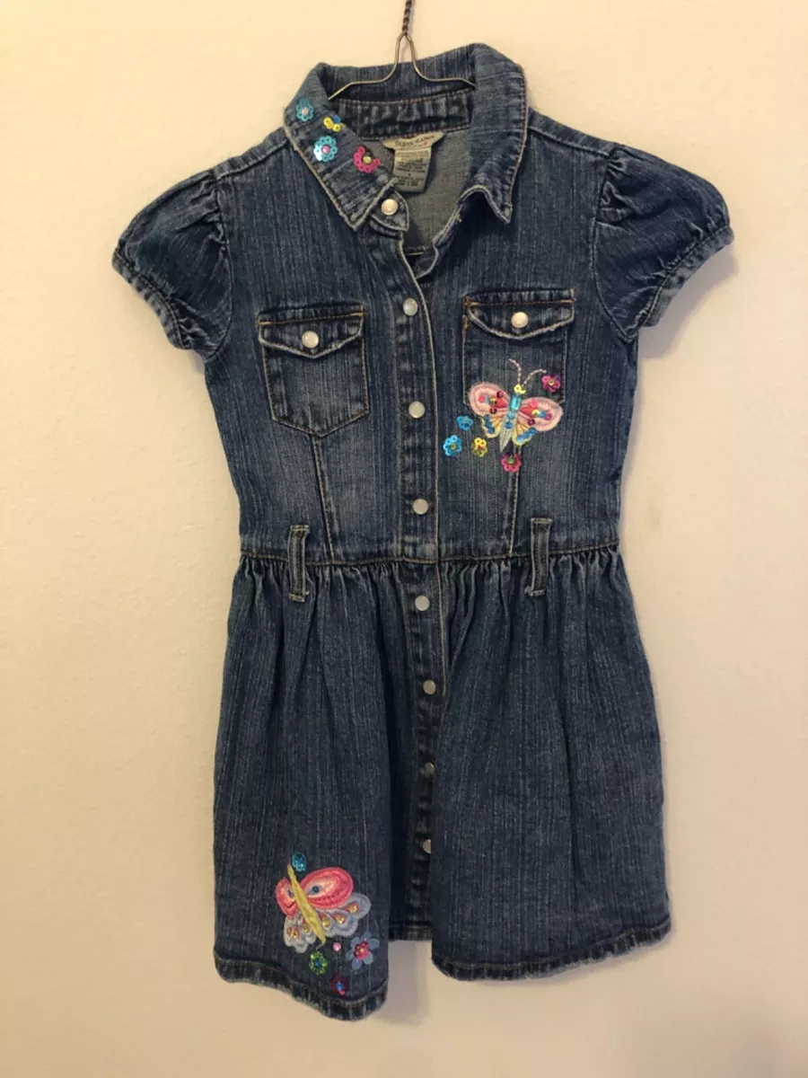 Guess blue top jean dress
