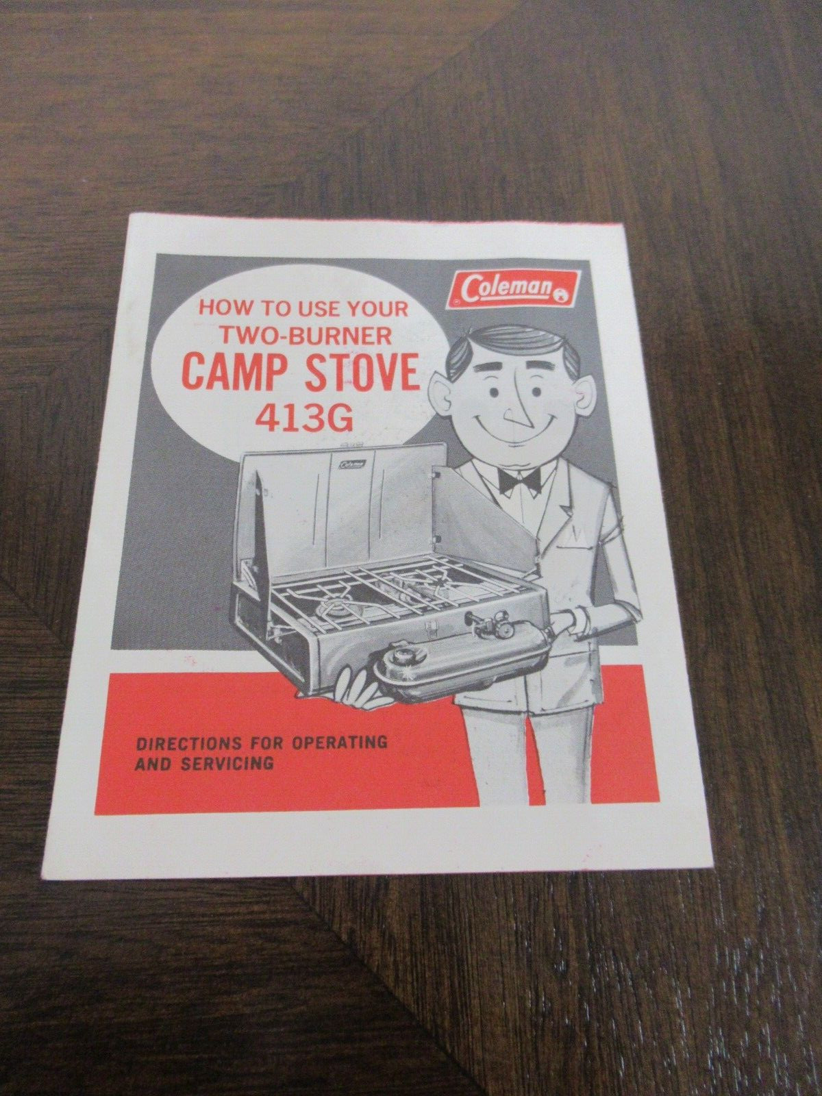 Coleman Camp Stove Original Pamphlet Instruction Manual Stove Model 413G  USA – ASA College: Florida