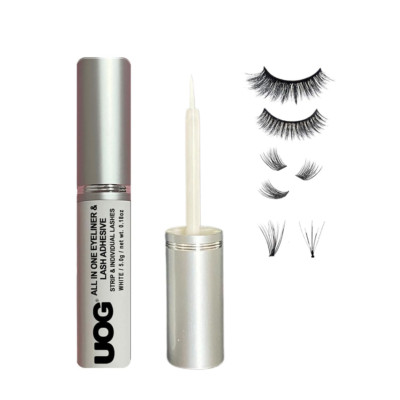 UOG Eyelash Adhesive Glue - Super Strong Hold up to 5 Days, Waterproof & Allergy