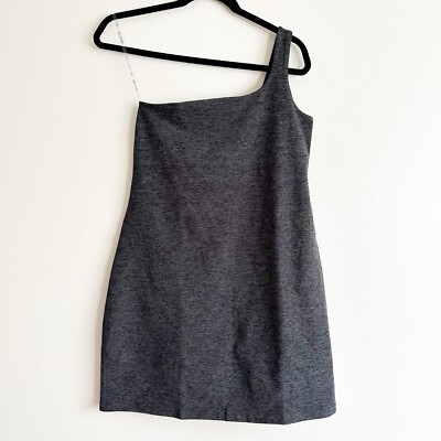 beyond yoga one shoulder dress Beyond Yoga Spacedye One & Only One Shoulder Mini Dress in Gray Size M