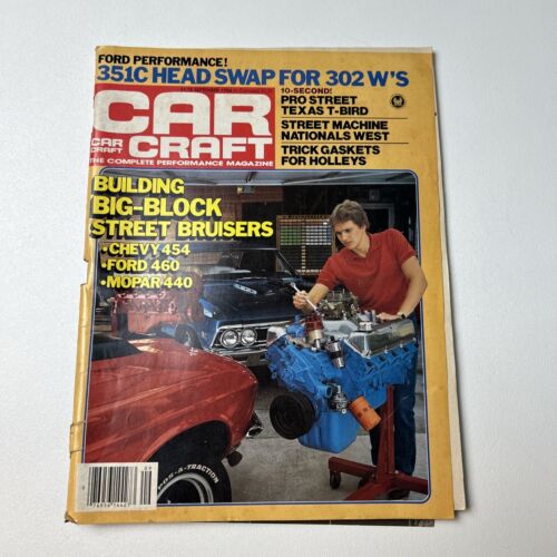 September 1984 Car Craft Building Big Block Street Bruisers 351C Head Swap - Afbeelding 1 van 7