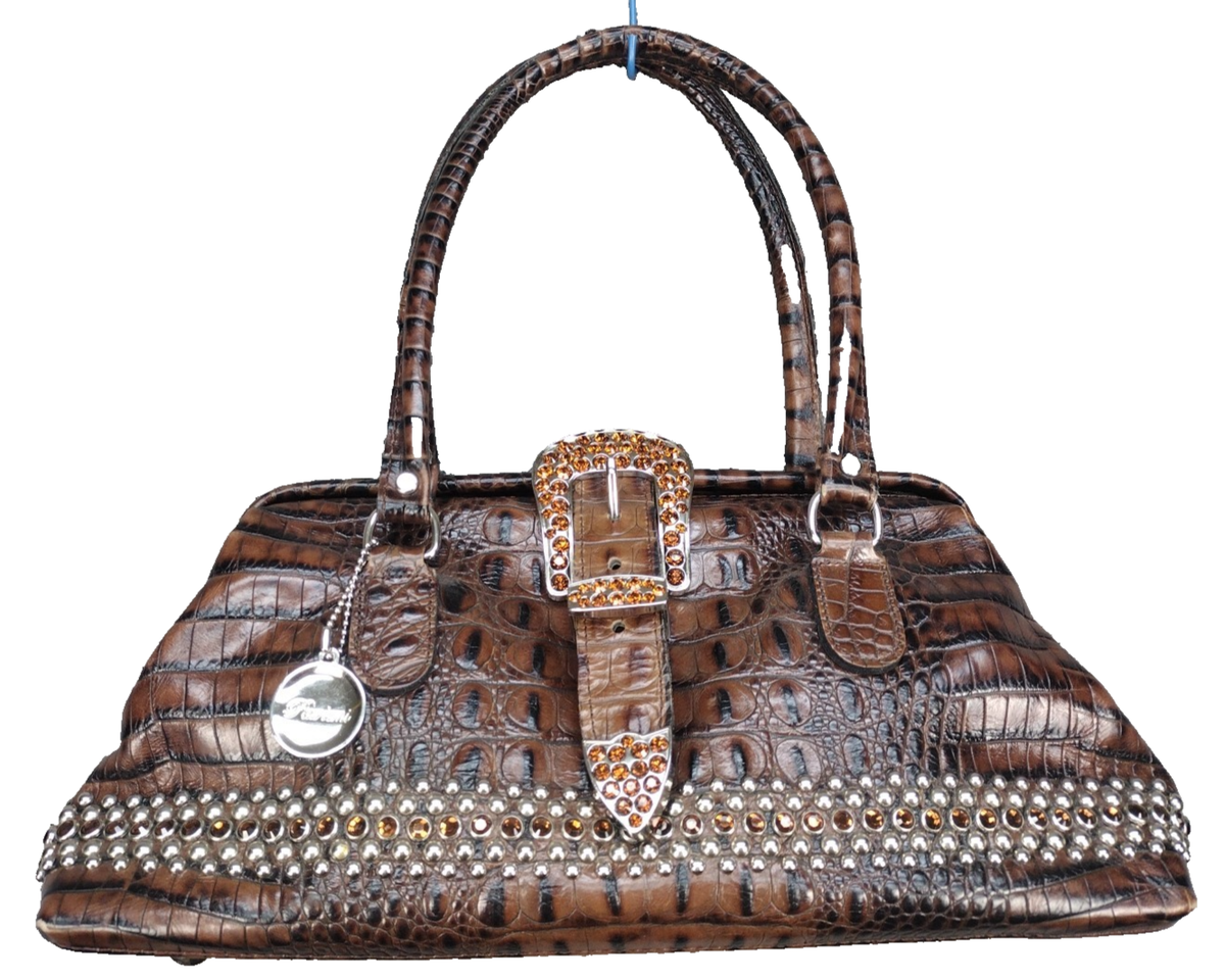 Raviani Native American Style Purses Raviani Croc Embossed