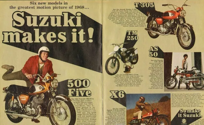 Vintage suzuki motorcycles deals