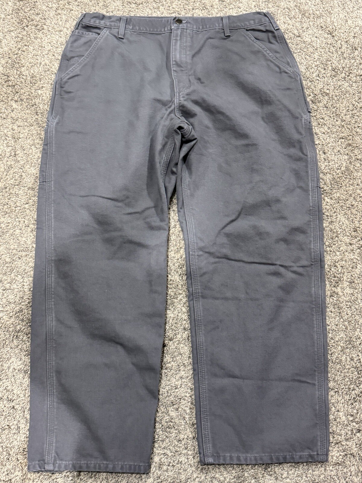 Durable Carhartt Mens Work Pants 40x30 Rugged Fit