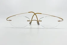 Silhouette Eyeglasses 7295 20 6051 Titan Vanilla Sandstone Rimless 19-150 12182