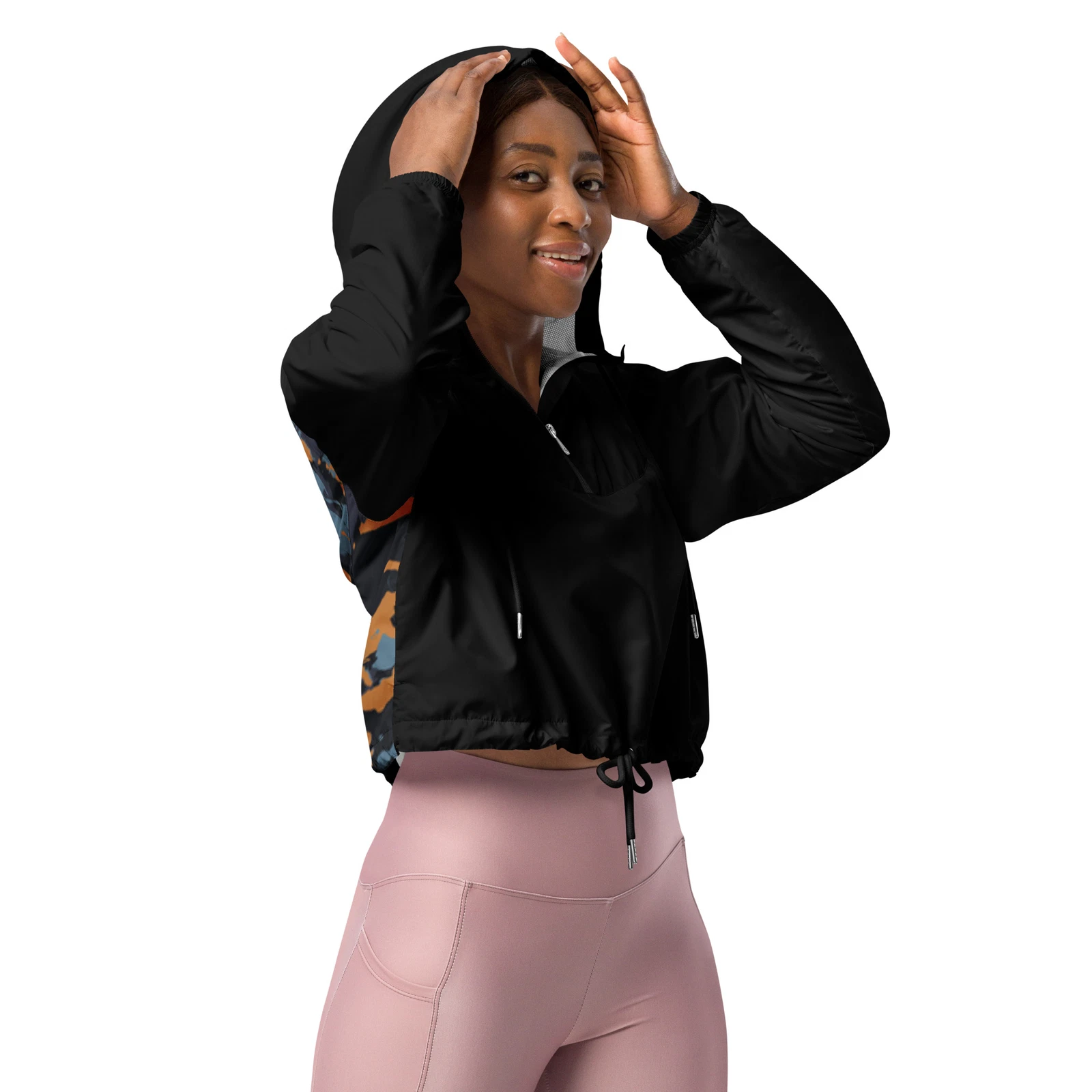 Women’s cropped windbreaker
Opens in a new window or tab
