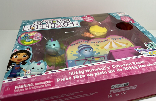 Netflix DreamWorks GABBY'S DOLLHOUSE Kitty Narwhal's Carnival Room Juego ¡NUEVO EN CAJA! - Imagen 3 de 4
