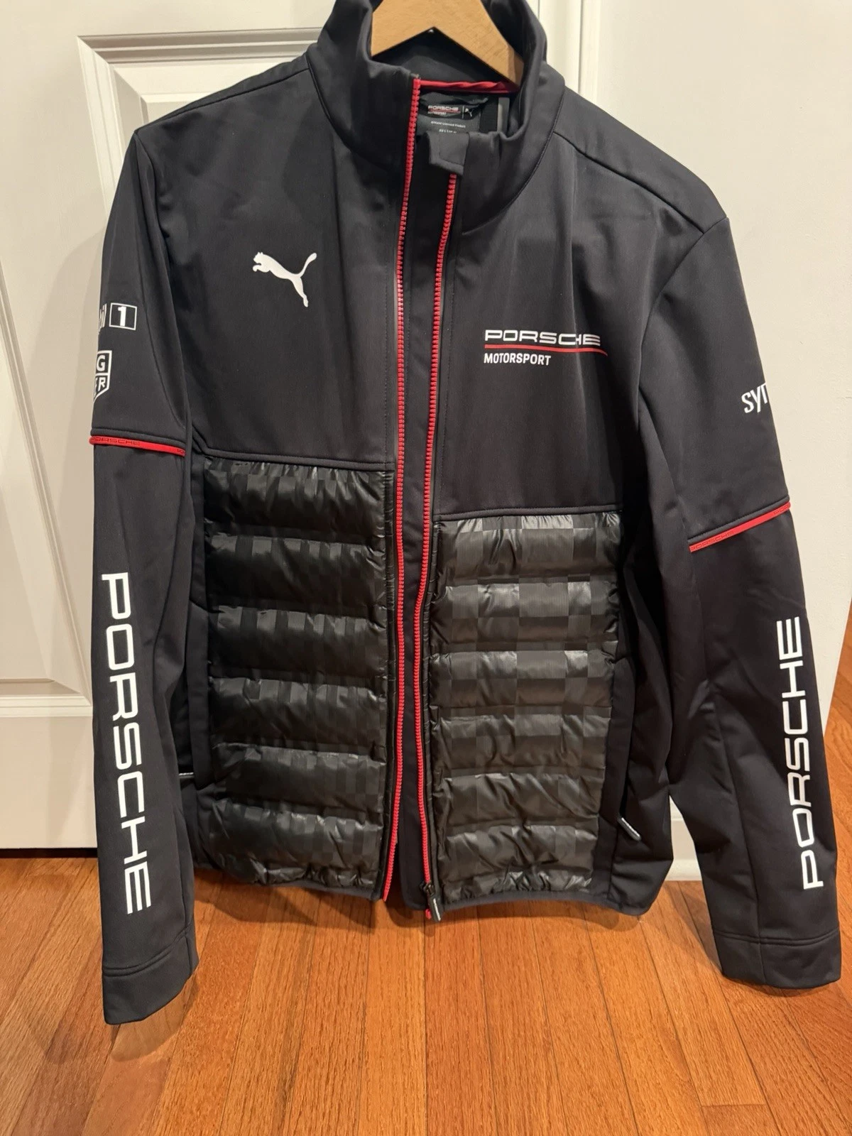 Porsche Motorsport Men's 2025 Team Softshell Jacket - Black