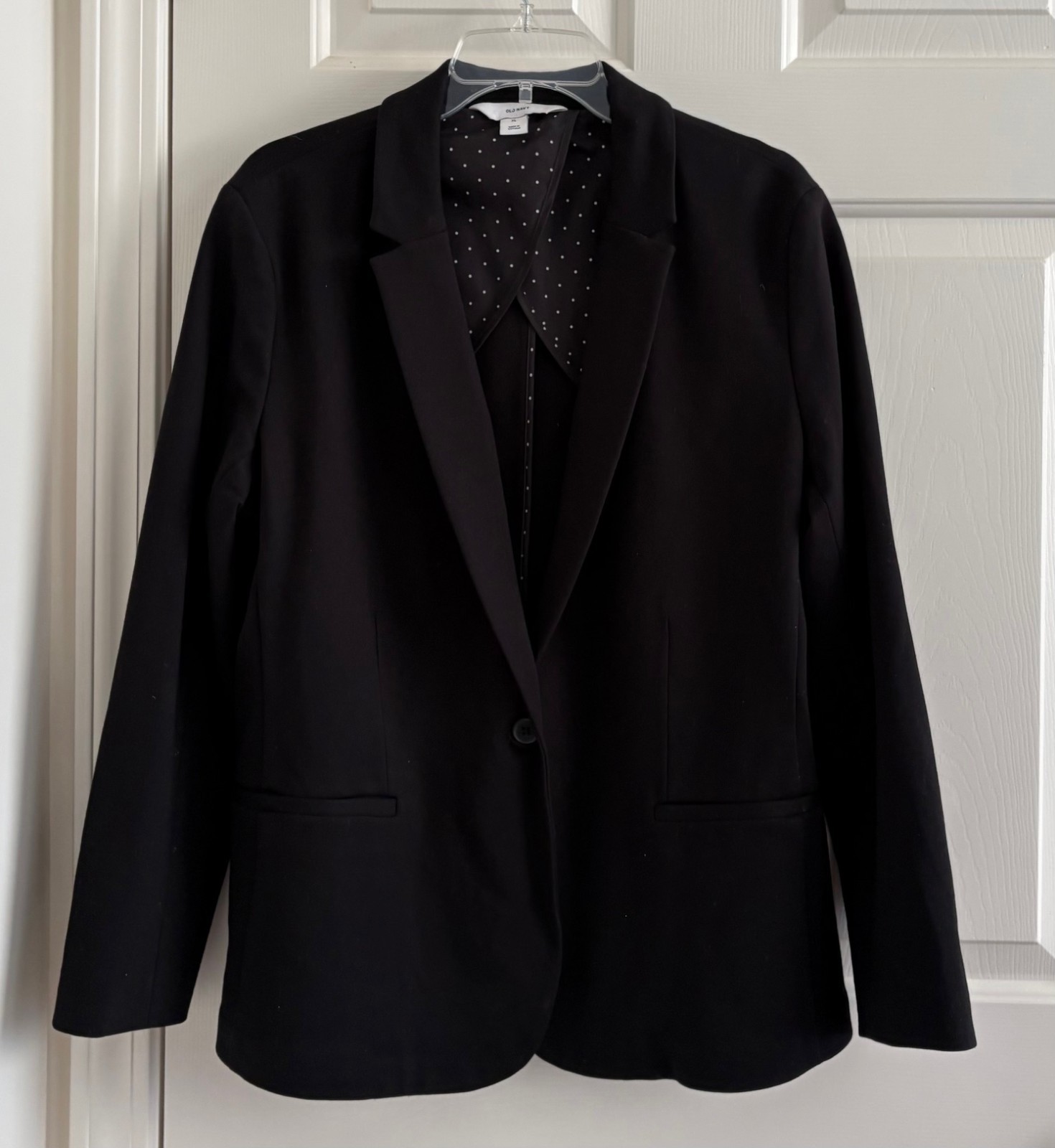 Old Navy Basic Black Blazer Jacket Thick Material… - image 2