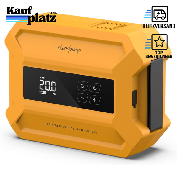 Hochdruck Elektrische Sup Pumpe 20 Psi Intelligente Aufblas-Entleerungsfunktion-image