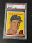 1958 Topps Ted Williams #1 PSA 4 Vg Ex Boston Red Sox