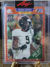 WARREN JACKSON 2021 Leaf Pro Set Pre-Production PROOF Red SP 1/1 Rams