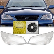 Leftright Headlight Lens Cover Clear For Lexus Is300 2001-2003adhesive Tape Us
