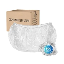800 Pcs Disposable Clear Spa Pedicure Liners Foot Bath Bags Nail Salon Supply
