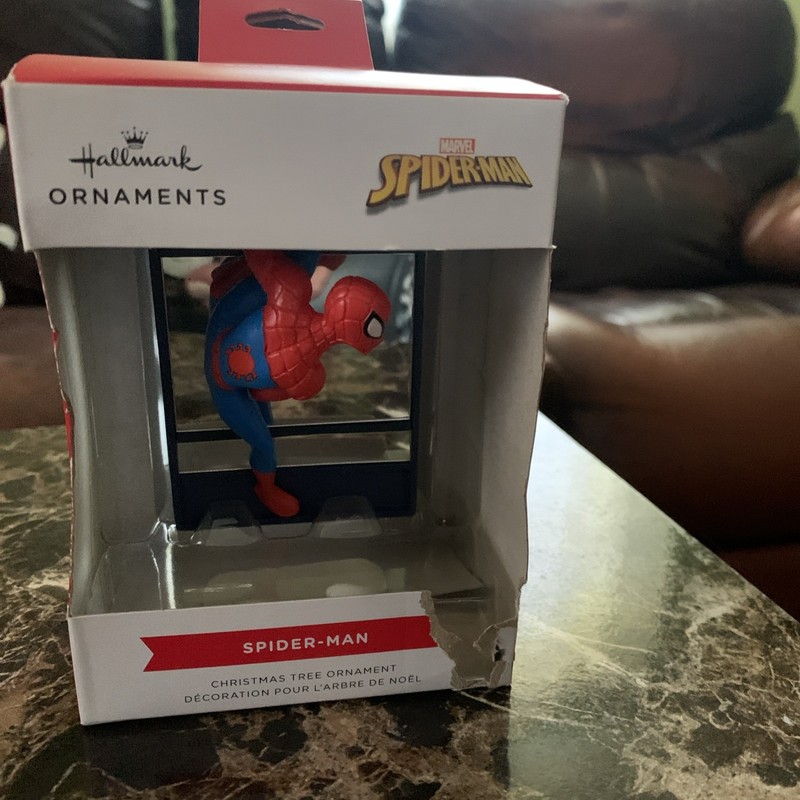 Hallmark Christmas Tree Ornament Marvel's Spider-Man- Box Damage