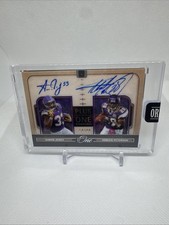 2024-25 Panini One Aaron Jones, Adrian Peterson Plus One Signatures /49