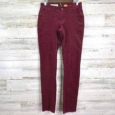 Pilcro and the Letterpress Corduroy Pants Skinny Burgundy Size 28 Serif Fit