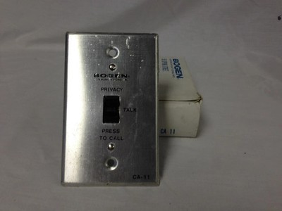 Bogen CA-11 Press To Call - Privacy 3 Position Intercom Switch