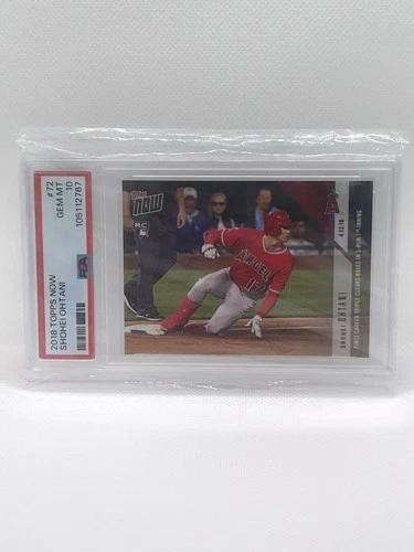 New Listing2018 TOPPS NOW SHOHEI OHTANI #72 ROOKIE RC ANGELS PSA 10 GEM MINT DODGERS MVP