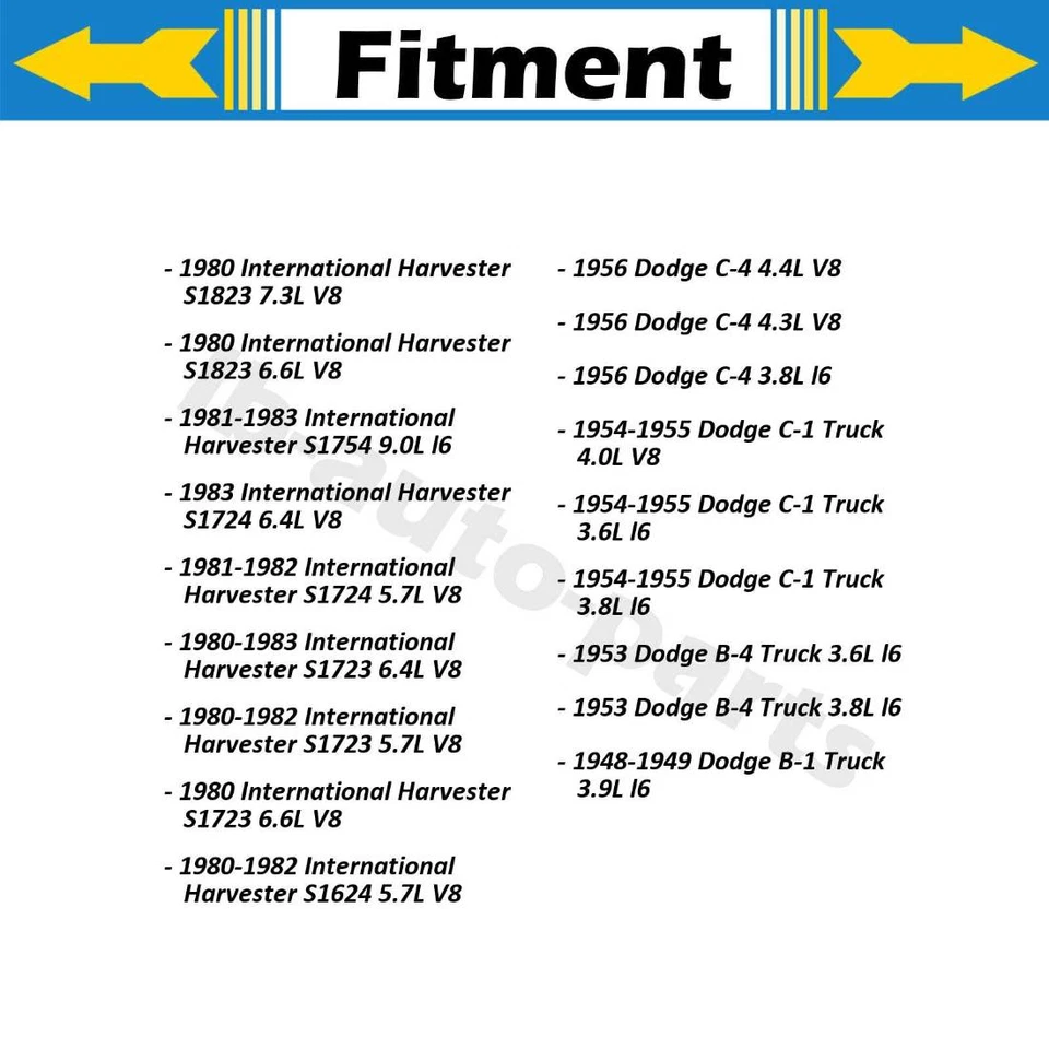 2x Manguera de freno delantera para Dodge C-4 1956 4,3 L Dodge C-4 1956 4,4 L Foto 3 de 4