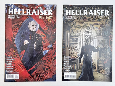 BOOM Comics HELLRAISER BESTIARY 2 BOOK LOT # 4 & 5 CLIVE BARKER VF/NM 2014