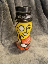 Vtg Planters Mr. Peanut Dry Roasted Peanuts Empty Glass Jar W Lid First Edition