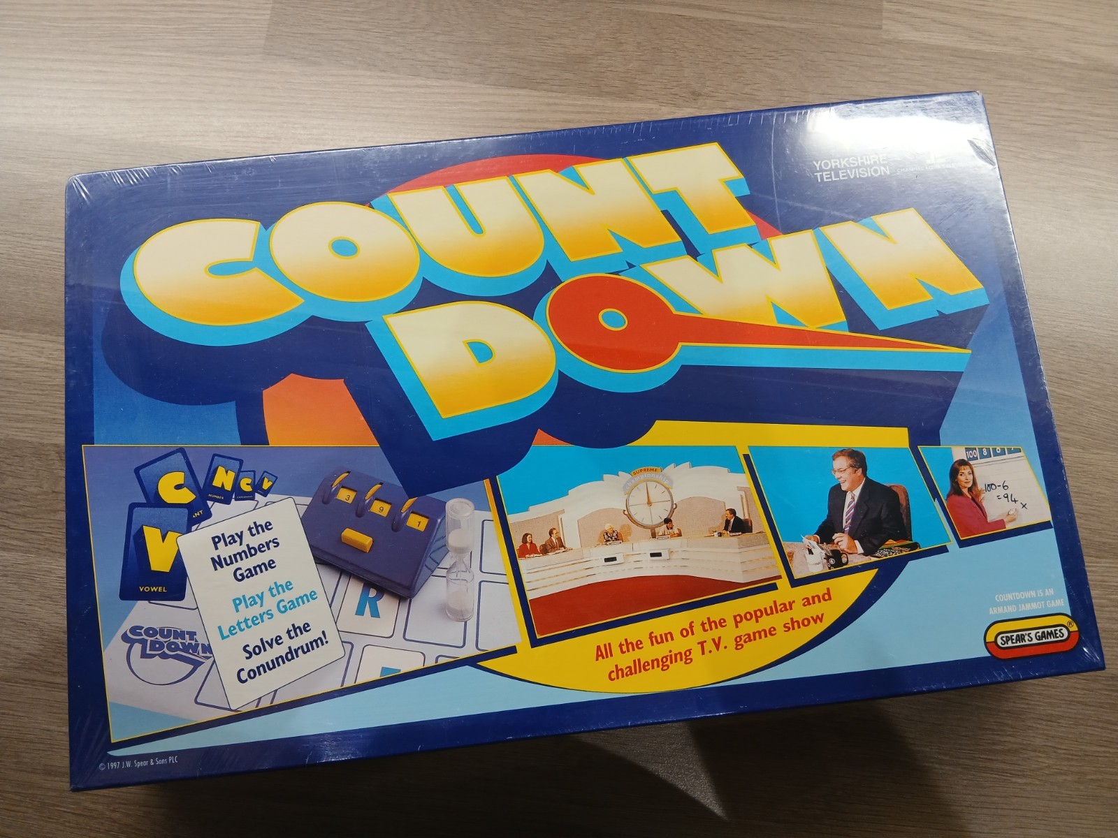 Countdown Boardgame, Spears Games, Vintage 1997, Brand New & Sealed