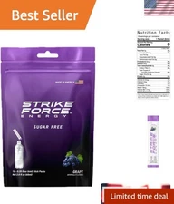 Revitalize with Strike Force Lemon Energy Drink Mix - 40 Caffeine-Free Packets