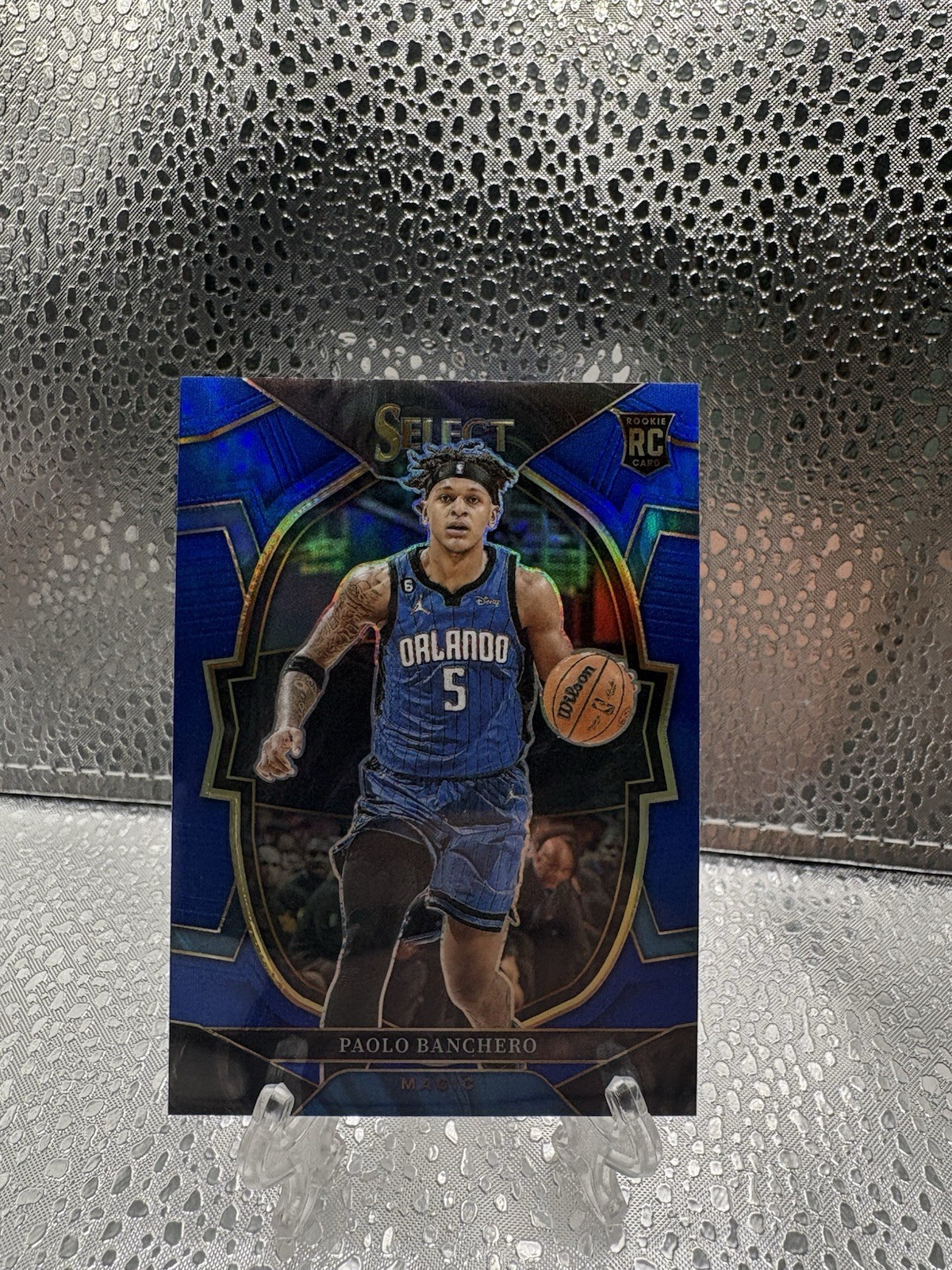 Paolo Banchero 2022-23 Panini Select Blue Prizms Rookie #72 Magic