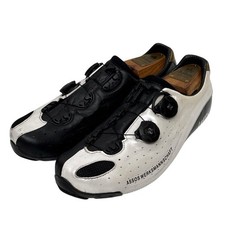 Lake x Assos Werksmannschaft Limited Edition Cycling Shoes Carbon White Kangaroo