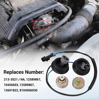 Knock Sensor w/Harness for Chevy GMC 1500 2500 Cadillac Hummer H2 4.8L 5.3L 6.0L
