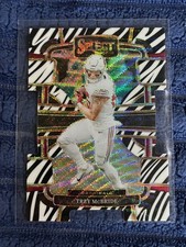 2023 Panini Select #1 Trey McBride Zebra Prizm Die-Cut Cardinals Case Hit SSP