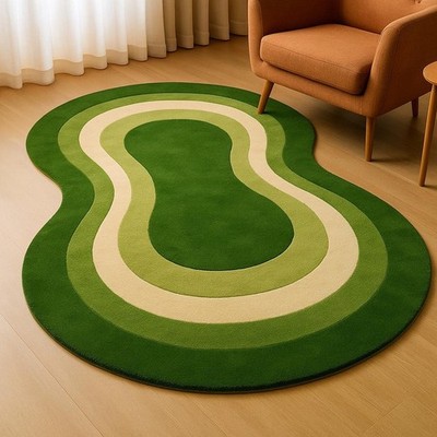 Handmade Rug | Irregular Rug | Wool Rugs | Living Room Rug | Tufted A344