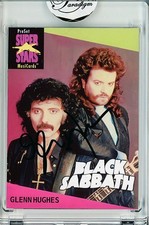 -BLACK SABBATH- 1991 PRO SET SUPERSTARS Signe...