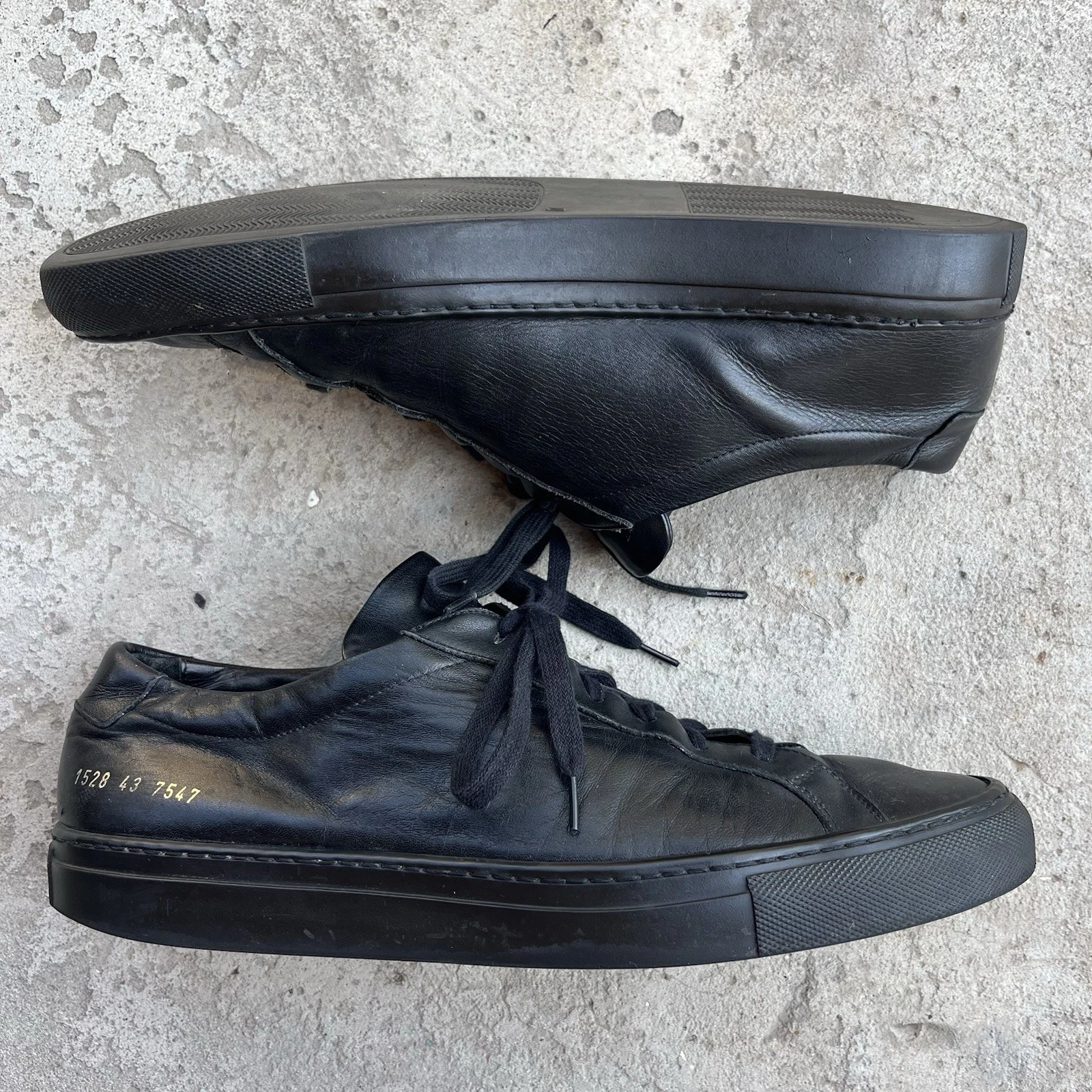 Scarpe sneakers basse in pelle Common Projects originali Achille