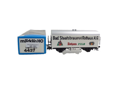 Märklin H0 4437 Bierwagen BAD. Staatsbrauerei Rothaus A.G in OVP HS732