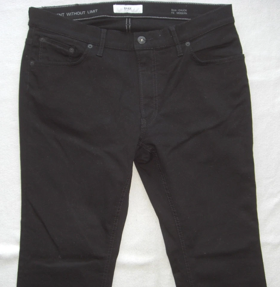 BRAX Vaqueros Hombre Talla 25 W36 L26 Chuck Modern Fit 36-28 Estado (Como) Nuevo - Imagen 2 de 4