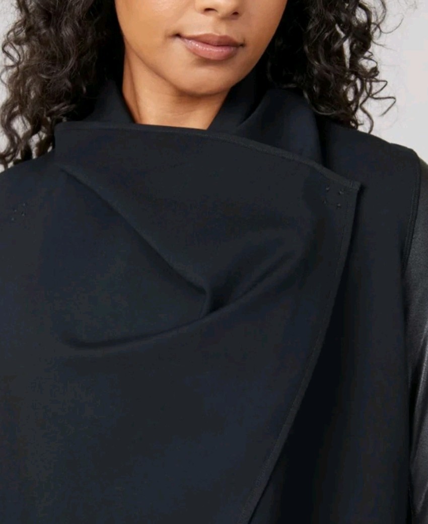 Spanx Jacket, Drape-front with Pockets, Snap Clos… - image 11