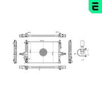 MotorküHler WasserküHler Era 673078 FüR Volvo V70 2 285 S60 1 384 S80 184 XC70
