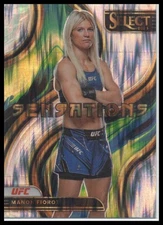 2023 Panini Select UFC #26 Manon Fiorot Sensations Silver Prizms