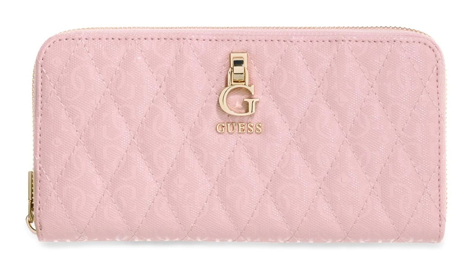 GUESS purse Tamara SLG Zip Around Wallet L Light Pink