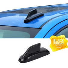 For Chevy Silverado GMC Sierra Tahoe Suburban19+ Plated Antenna Cover Trim Black