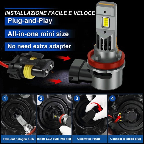 Lámpara Moto LED H11 LED 12/24V 1:1 EasyPro Plug & Play Canbus Fuzion - Picture 9 of 11
