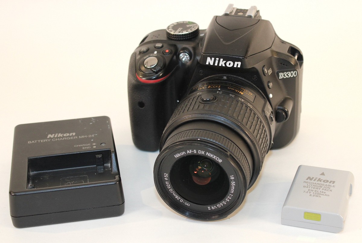 Nikon D3300 24MP DSLR Camera with 18-55mm Lens