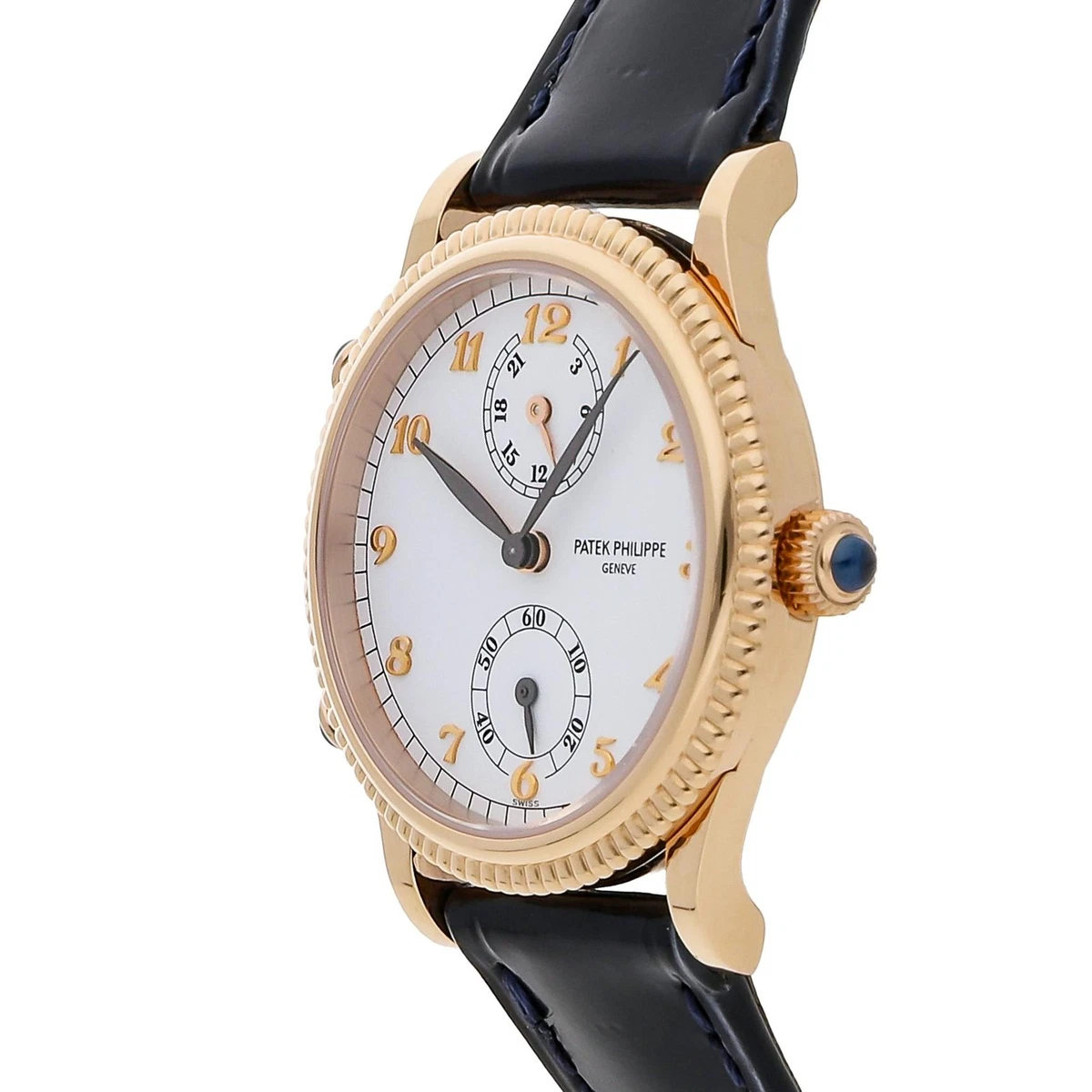 Reloj Patek Philippe Calatrava Travel Time Oro Rosa Manual 29mm Correa 4864R