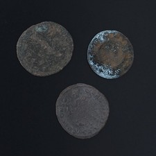 Ancient Coins Roman Artifacts Figural Mixed Lot of 3 B7340